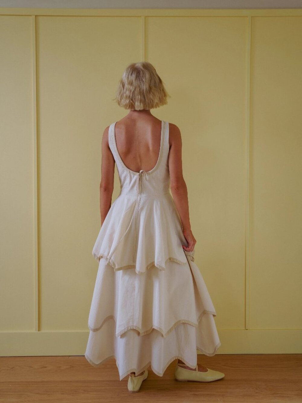Alli Marye Millie dress in natural - Picture 2 of 8